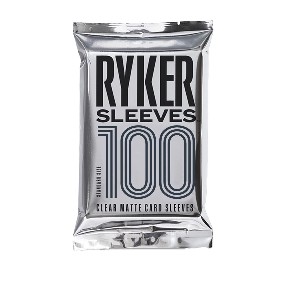 Ryker: Black Matte Standard Size Card Sleeves